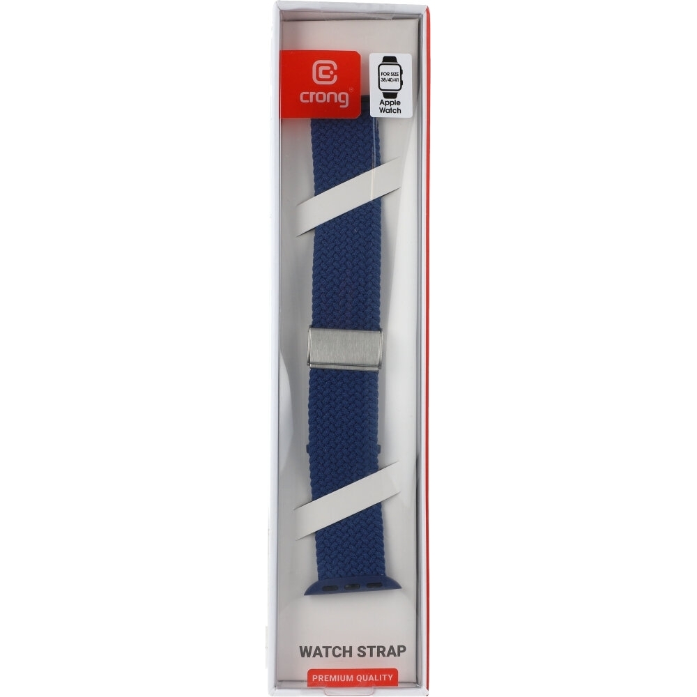 Pasek / opaska sportowa Crong Wave Band do Apple Watch 41/40/38mm, niebieskie